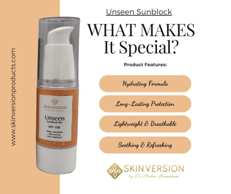 Invisible sunscreen providing powerful UV protection