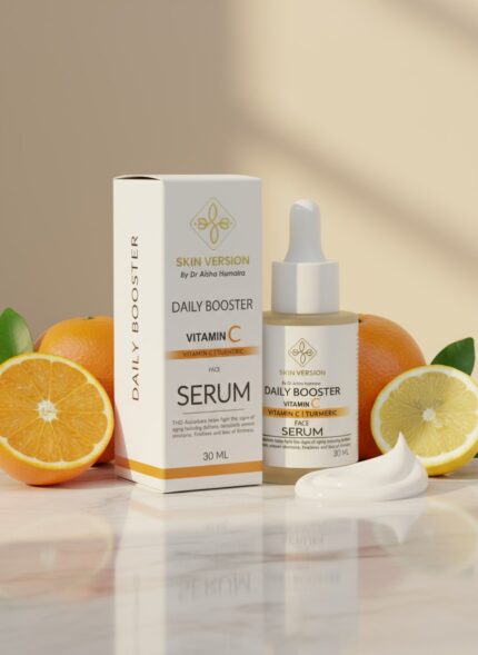 Daily Booster Vitamin C Face Serum by Skin Version for glowing skin