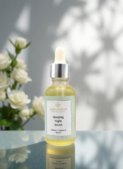 Skinversion Night Secret Vitamin E Serum for overnight skin repair and hydration